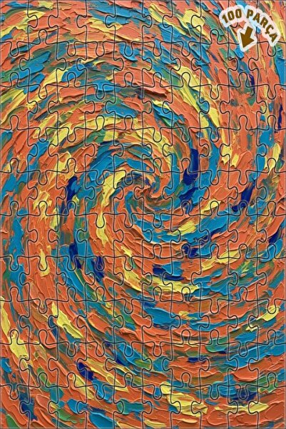 Teona Ahşap لغز خشبي بتصميم ديناميكي حلزوني بمظهر الزيت، لغز خشبي بإطار مزدوج...