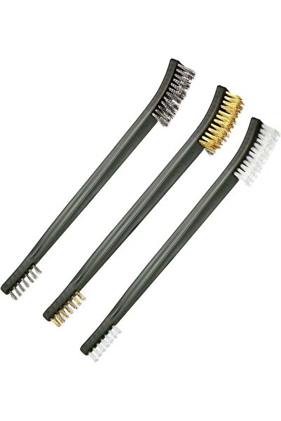 Arabest مجموعة فرشاة سلكية صغيرة، مجموعة شعيرات فرشاة سلكية من 3 قطع، منظف طل...