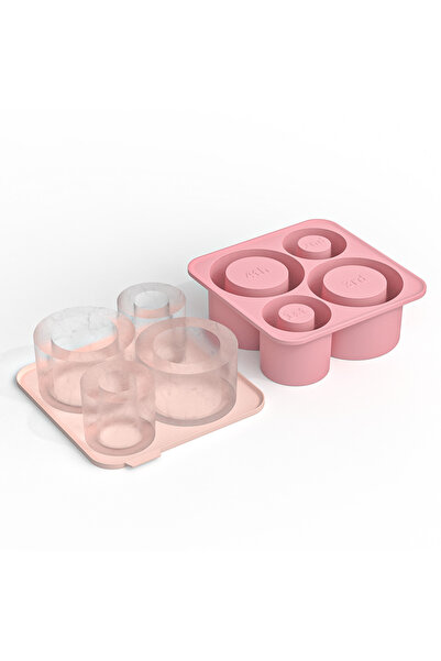 Choice3 Pink Ice Cube Mold for Stanley Cup Tumbler 20oz 30oz 40oz,Silicone Cy...