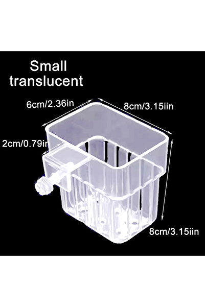 Choice حامل نباتات صغير شفاف لحوض السمك، يُثبت على الحائط - كوب منزلي لأحواض ...