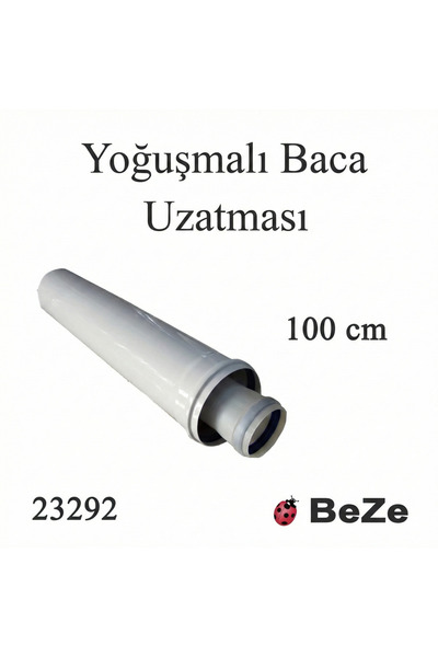 BEZE Yoğuşmalı Kombi Baca Uzatması 100 CM - 50 CM / Tüm Kombilerle Uyumlu