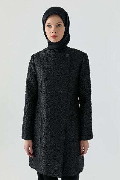 Tuğba Uzun Jakar Ceket - Siyah