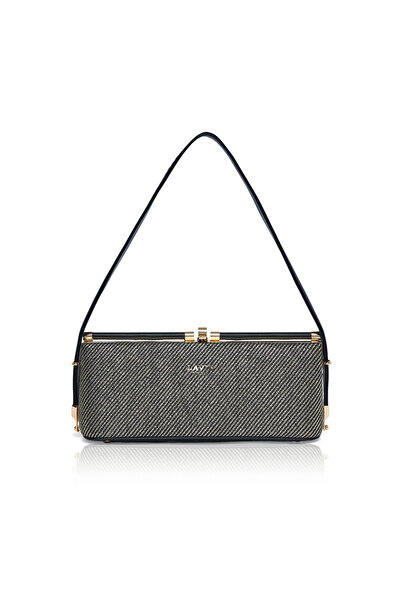 Lavie Luxe حذاء نسائي أنيق بتصميم أفقي (أسود)