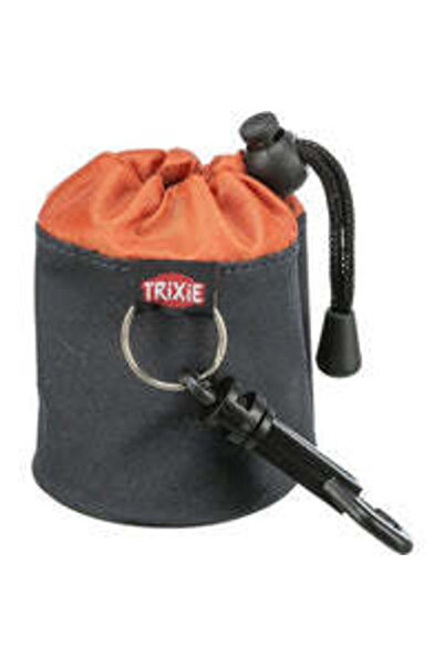Trixie Dog Activity Mini Snack Bag for Dog Training - BLACK&ORANGE/7X9CM