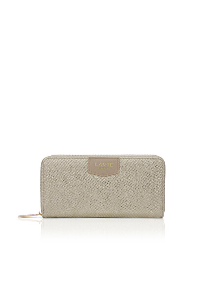 Lavie Luxe Women's Glam Sacy Large Zip Around Wallet (Beige)