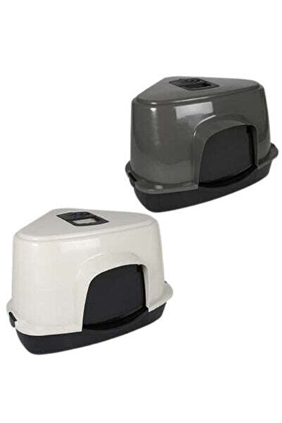 Ebi صندوق فضلات القطط بريزم 70 من سلسلة زين - أبيض/56×70×46 سم