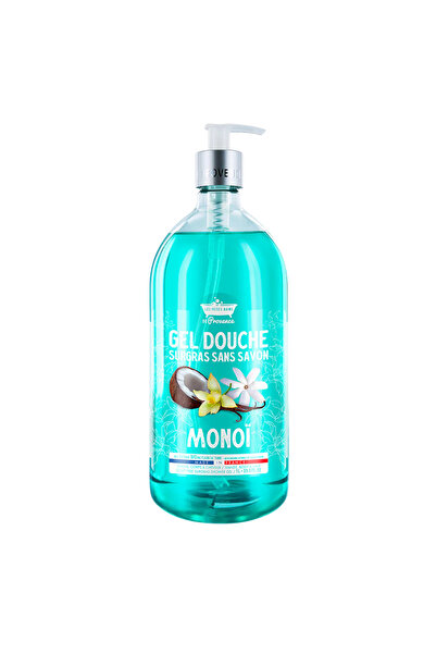 Les Petites Bains de Provence Monoi, Gel de duș, Pentru corp, față și păr, Pe...