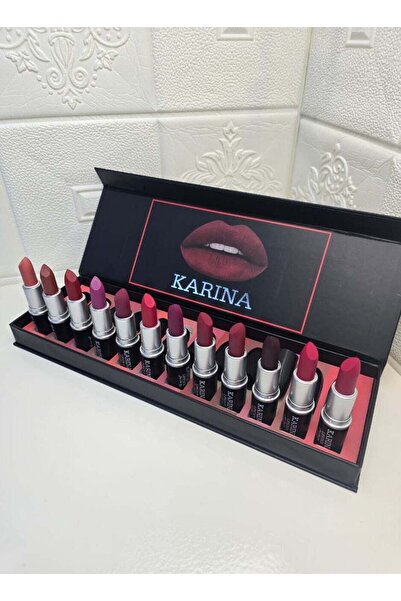KARİNA A set of 12 long-lasting creamy lipsticks in distinctive colors