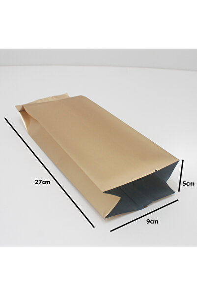 Generic 30 قطعة من أكياس تغليف القهوة اللون ذهبي الأبعاد 27×9×5