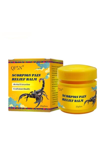 QFS Cremă analgezică cu venin de scorpion 20g – Balsam chinezesc pentru durer...
