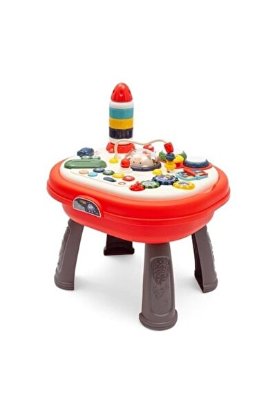 Babymix Masuta interactiva, Baby Mix, 2 in 1 pentru bebelusi, Cu lumini si su...