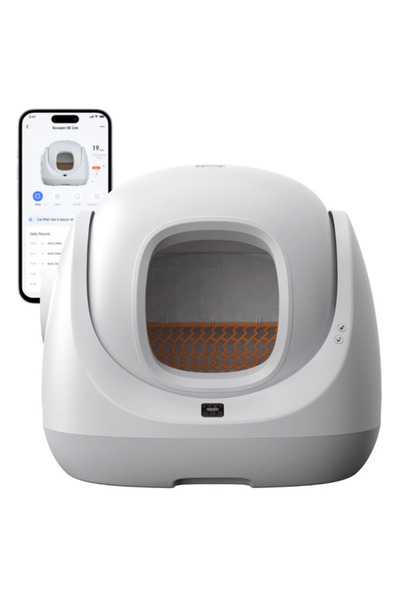 Catlink SE Lite AI Self Cleaning Cat Litter Box - GREY/64X56X60CM