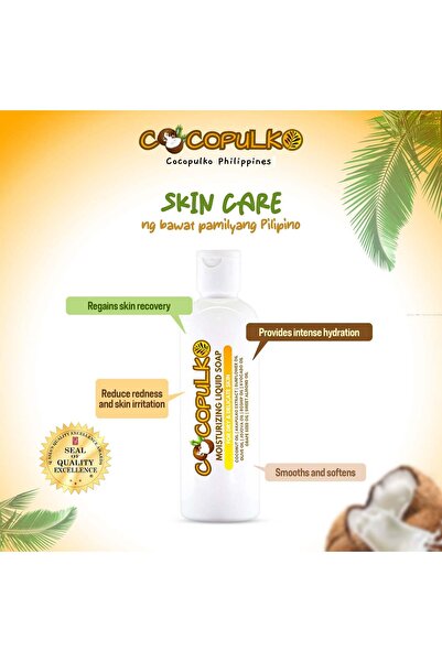 Cocopulko Moisturizing Liquid Soap for Dry & Delicate Skin (with Akapulko Ext...