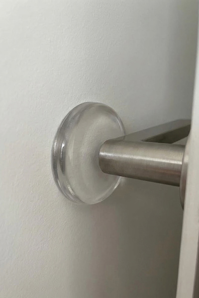 ThenTech 4 Adet Şeffaf Kapı Kolu Tamponu Duvar Koruyucu Silikon Stoper Çarpma...