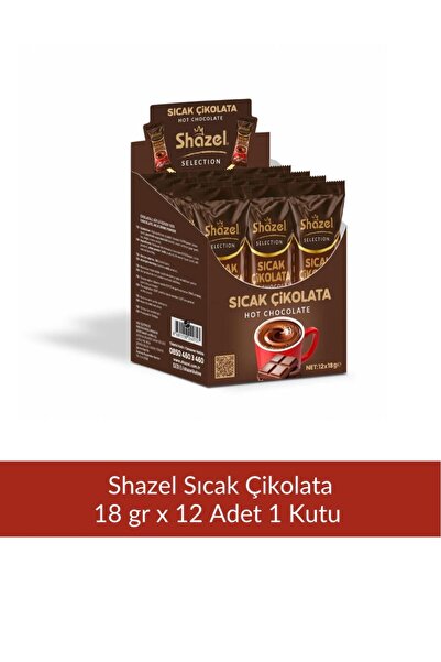 Shazel Sıcak Çikolata 18 gr x 12 Adet