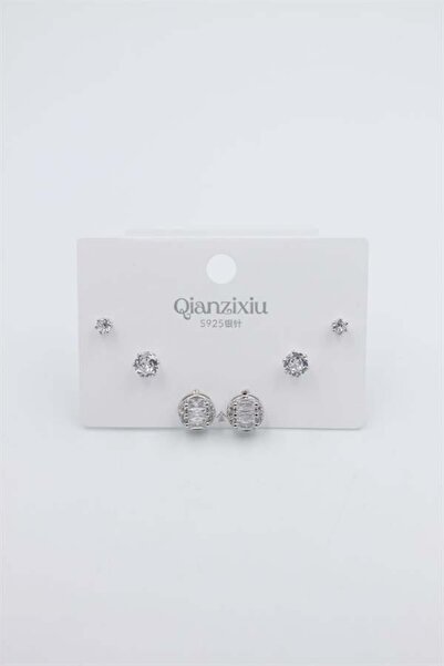 MENESSA Multiple Set Earrings - Silver