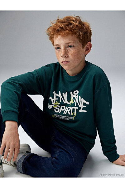 LC Waikiki Ανδρικό μπλουζάκι Vizyon New Season Crew Neck με τύπωμα