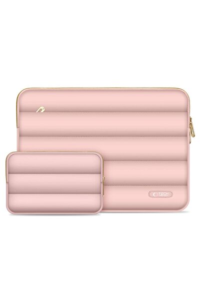 Tech-Protect Puffy Rose Laptop & Accessory Sleeve Set 13/14 Inch