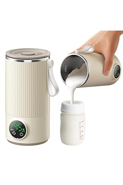 PUKON Portable Bottle Warmer & Mixer, Fast & Even Heating Formula to Keep Nut...