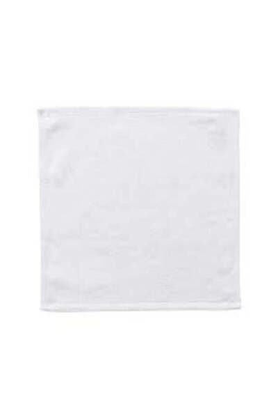 BYFT Iris Face Towel 30 x 30 Cm 550 Gsm White Plain Hem 100% Cotton Highly Ab...