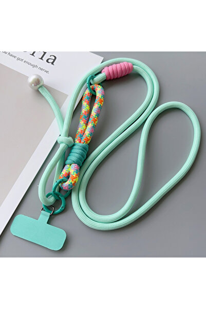 Choice5 حبل تعليق بسيط للهاتف المحمول، مصنوع من بوليستر /النايلون، باللونين ا...