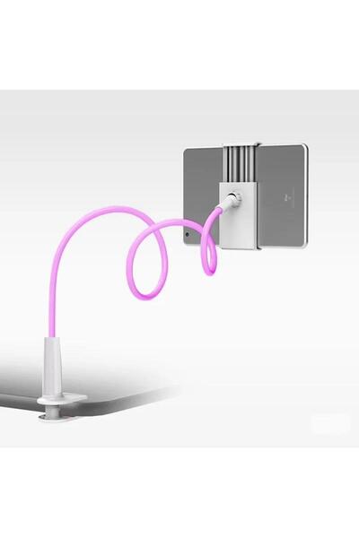 choice2 Pink 100cm Tablet Holder Stand Lazy Bracket Headrest Bed 360 Flexible...