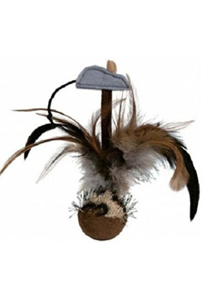 Trixie لعبة بوبو شاتلبوك مع فأر للقطط - 15 سم