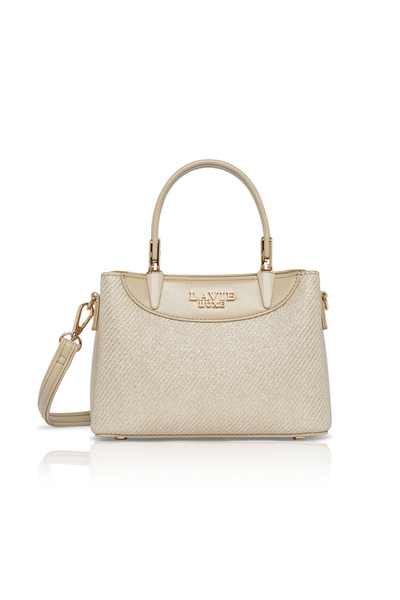 Lavie Luxe حقيبة غلام بيلا النسائية بثلاثة أقسام، مقاس صغير جدًا (بيج)