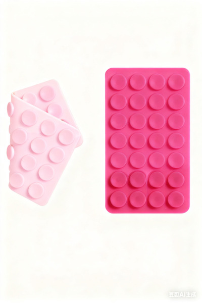 Choice14 light pink and rose Silicone Phone Stand Suction Cup Holder | 28 Dou...