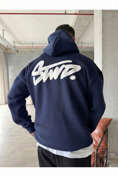 Flaubert هودي رجالي مطبوع stw2 ذو جودة عالية مصنوع من قماش بثلاث خيوط وتصميم ...