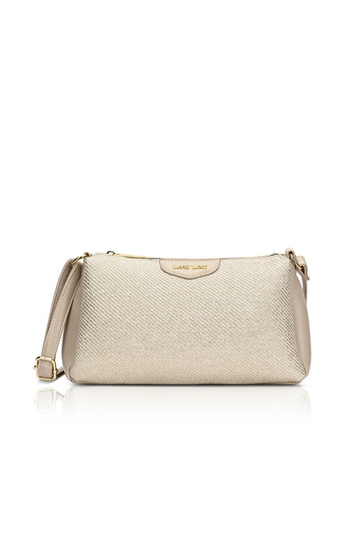 Lavie Luxe Women's Glam Lizzy 3-Compartment Sling (Beige)