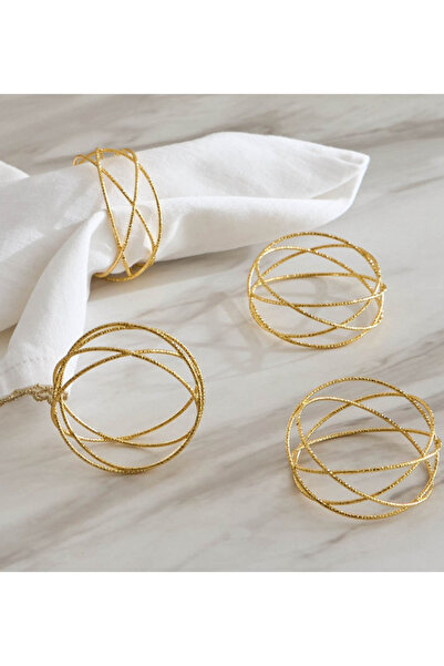 Generic Taye 4-Piece Napkin Ring Set - 5 cm