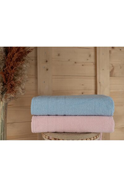 Baveno Set de bumbac 100% prosoape de baie colorate și ușoare, 2x70x140 cm