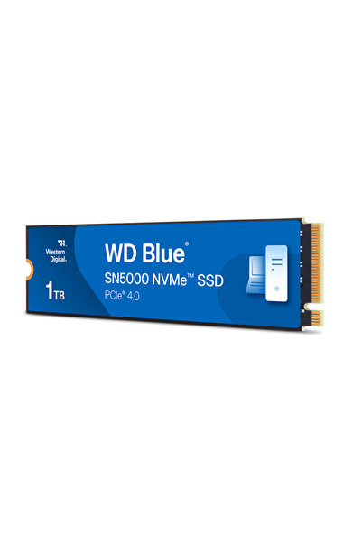 Genel Markalar WD Blue SN5000, WDS100T4B0E, 1TB, 5150/4900, Gen4, NVMe PCIe M...