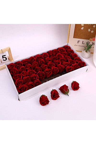 LOVE Scented Roses 50/set of Soap, Flower 7x5cm, Box 45x23cm