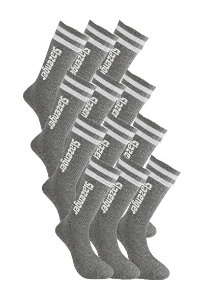 Slazenger Jinn Set of 12 Men's Gray Socks