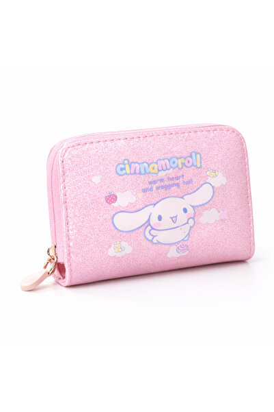 UCCELLO Πορτοφόλι Cinnamoroll για κορίτσια με ασημί φερμουάρ – με θήκη για κά...