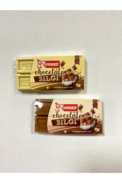 pialbatro 2 ADET ÇİKOLATA GÖRÜNÜMLÜ KOKULU SİLGİ