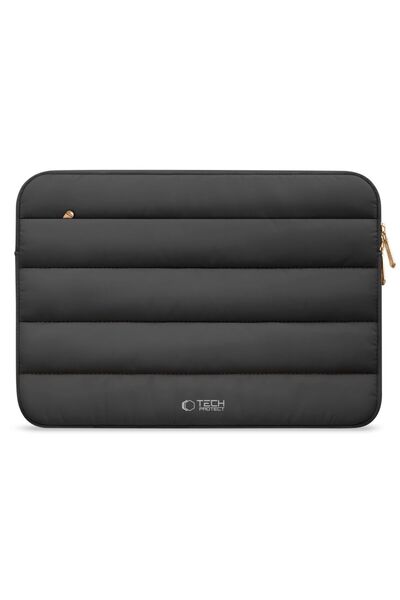 Tech-Protect Fluffy Laptop Sleeve 15/16" Black - Shock-Absorbing & Sleek Design