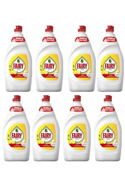 Fairy Detergent lichid de vase 750ml Lămâie x8