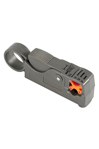 zola Coaxial cable stripper, 4/6/8/12 mm spacing, grey, 10x3x2 cm