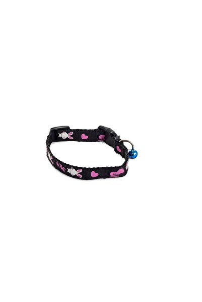 zola Dog collar made of textile material, with bells and bunny, adjustable, w...