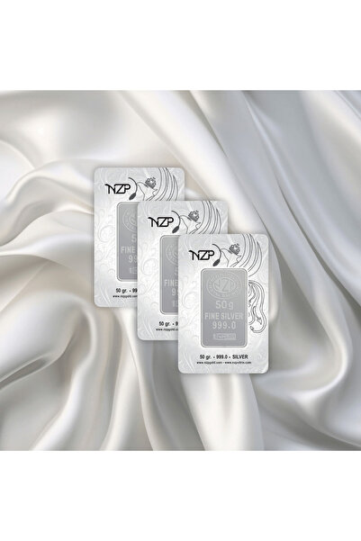 Leva Gold 3 ADET 50 GR NİZİPLİ GÜMÜŞ KÜLÇE
