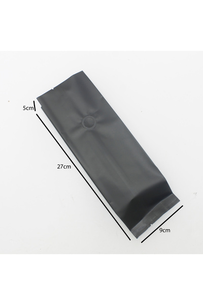 Generic 30 pieces of coffee packaging bags, black color, dimensions 27×9×5