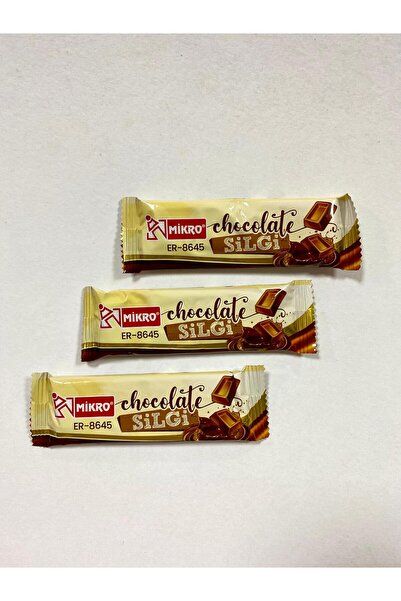 pialbatro 3 ADET ÇİKOLATA GÖRÜNÜMLÜ SİLGİ
