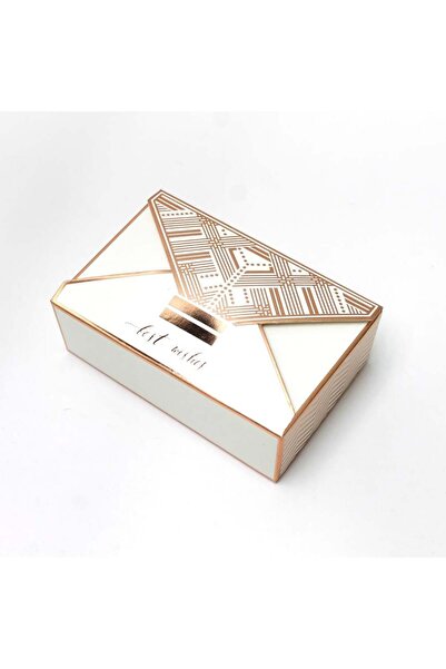 Generic 12 pieces of a luxury gift box with an envelope design, white color