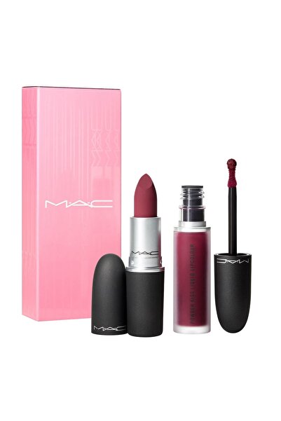 MAC Cosmetics Set Like Mother, Ruj mat, Cremă, 1987300, Burning Love, 3 g +, ...