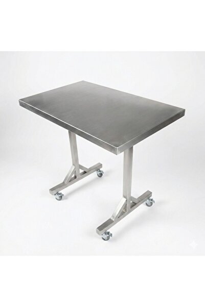 sc sonsesconcept Cerrahi El Masası, Paslanmaz Çelik, Tekerlekli Tıppı Alet Ma...