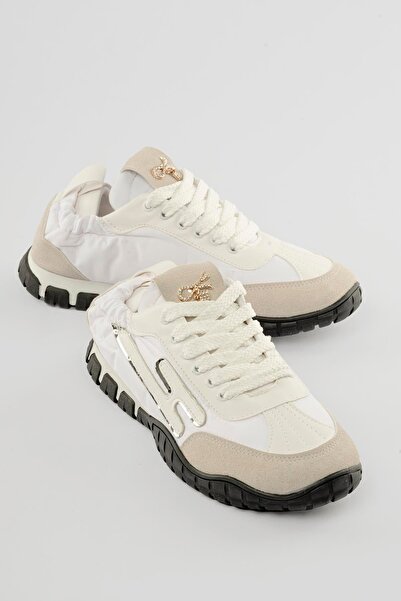 Mubiano Γυναικεία αθλητικά παπούτσια με λεπτομέρεια από καουτσούκ και αγκράφα...