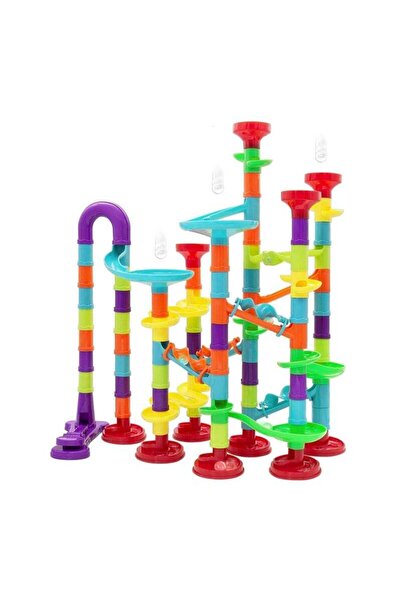 Arabest مجموعة مكعبات بناء متاهة رخامية مكونة من 113 قطعة